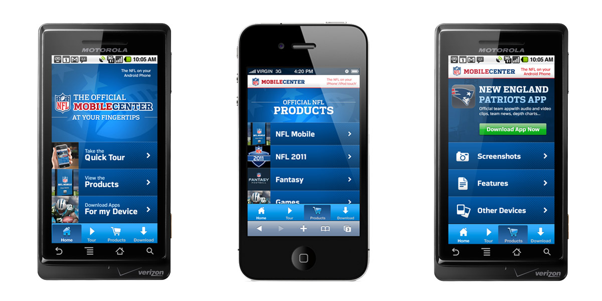 National Football League project visual