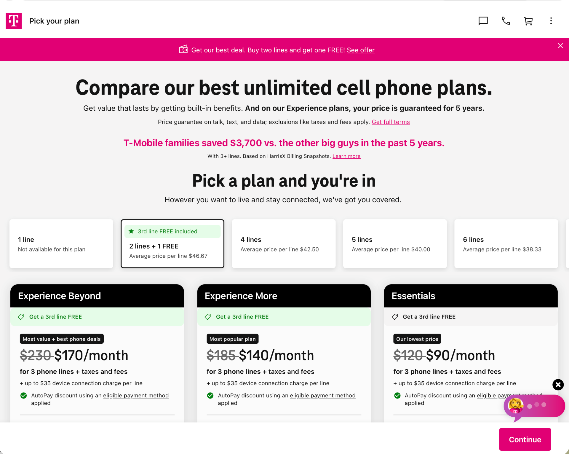 T-Mobile project visual